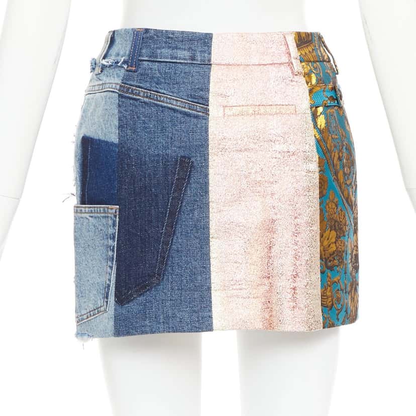 DOLCE & GABBANA Minirock Blue Denim Very good condition - Model View