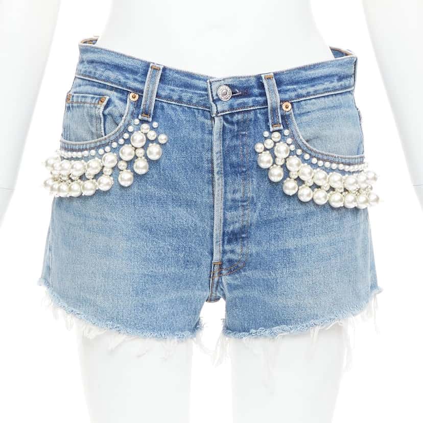 Miu Miu Product Blue Denim Very good condition - Front View