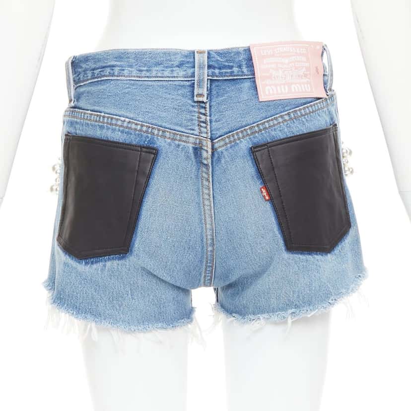 Miu Miu Product Blue Denim Very good condition - Back View