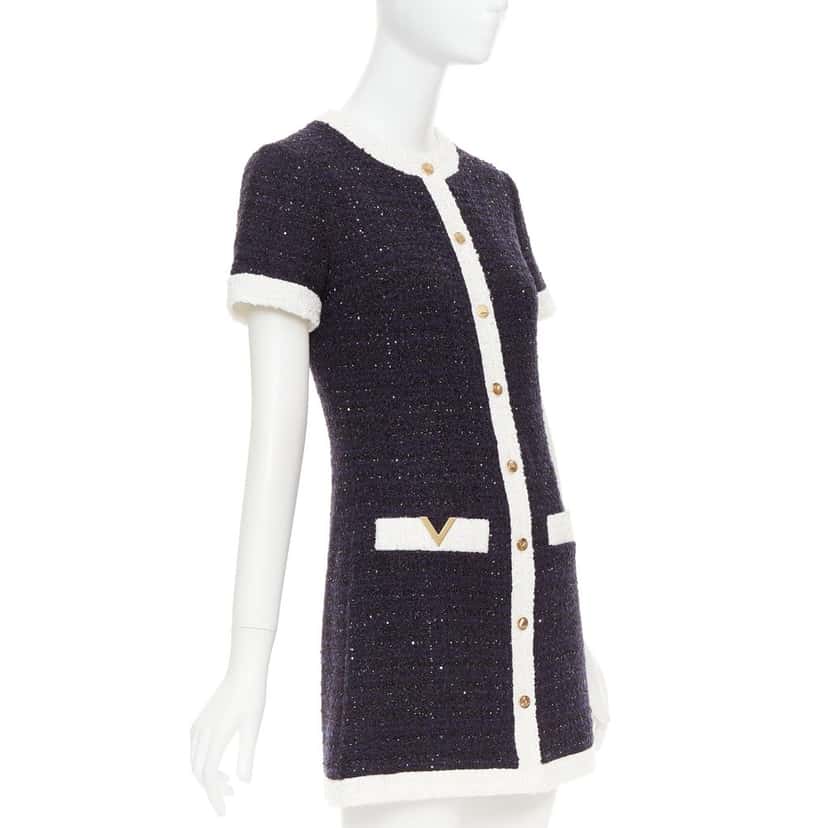 Valentino Retro Mini Beige Viscose Never worn - Inside View