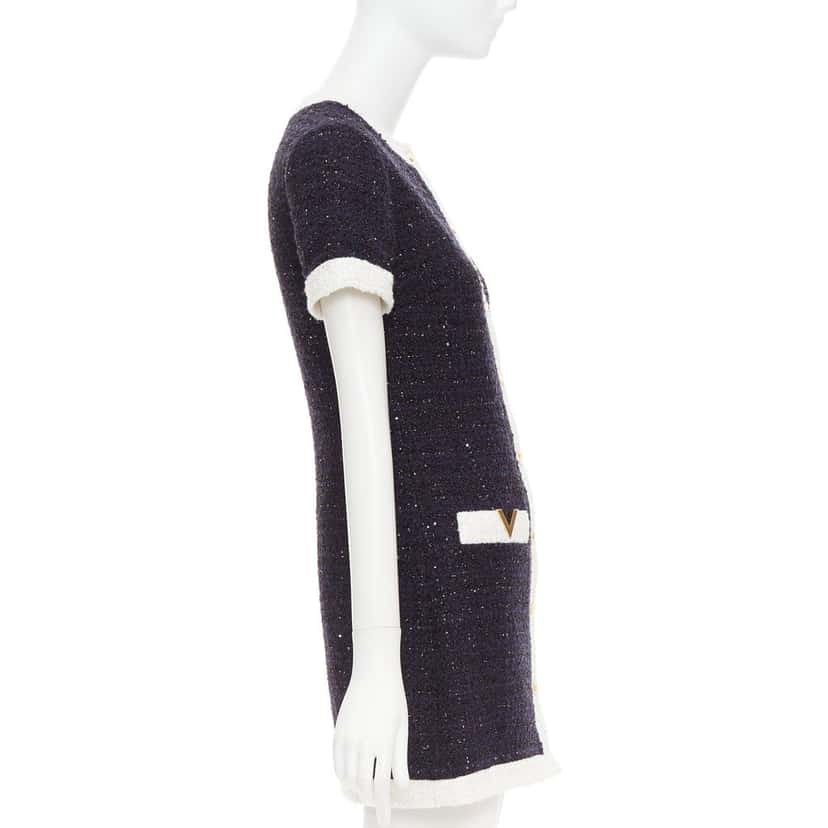 Valentino Retro Mini Beige Viscose Never worn - Model View