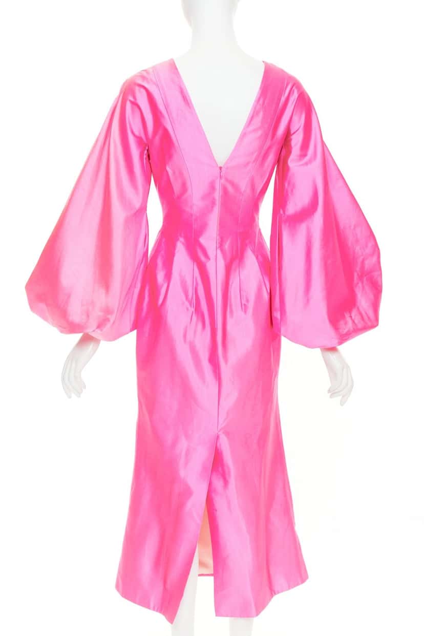 NON SIGNE / UNSIGNED Product Pink Silk Very good condition - Box View