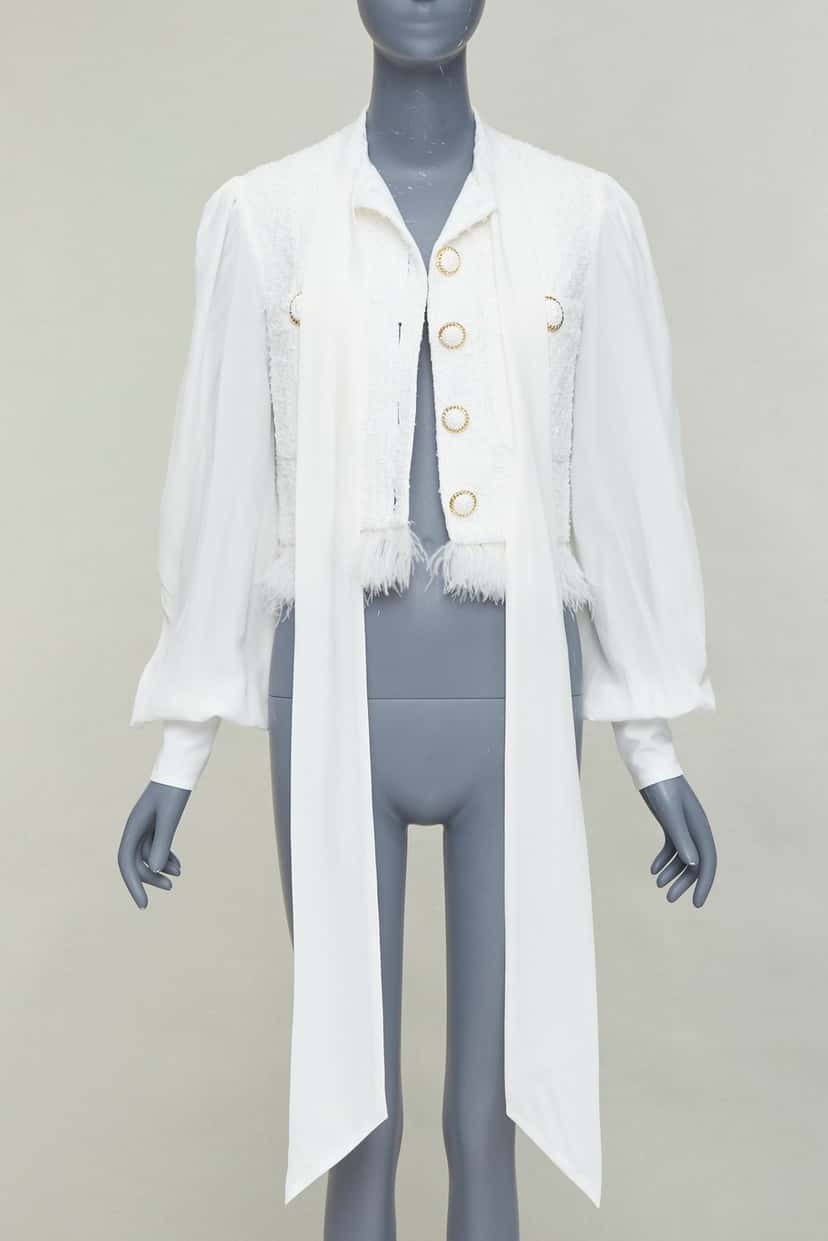 Balmain Product Beige Tweed Very good condition - Inside View