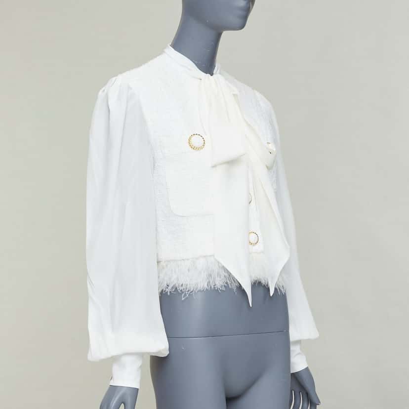 Balmain Product Beige Tweed Very good condition - Model View