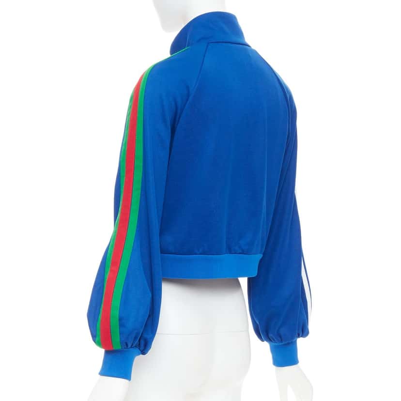 Gucci Trefoil Blue Polyester Very good condition - Back View