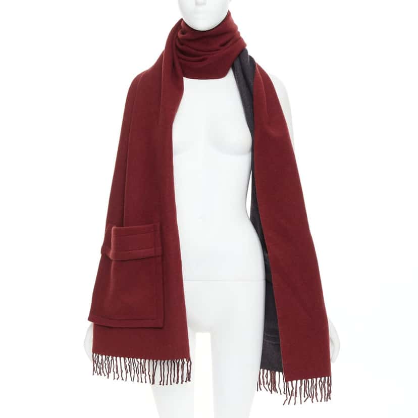 Fendi Product Burgundy Cashmere Very good condition - Front View