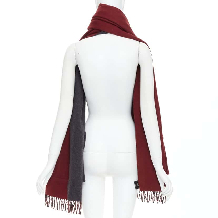 Fendi Product Burgundy Cashmere Very good condition - Box View