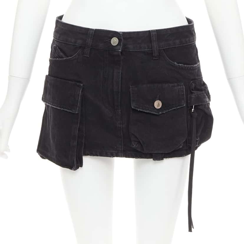 ATTICO Fay Black Cotton Very good condition - Front View