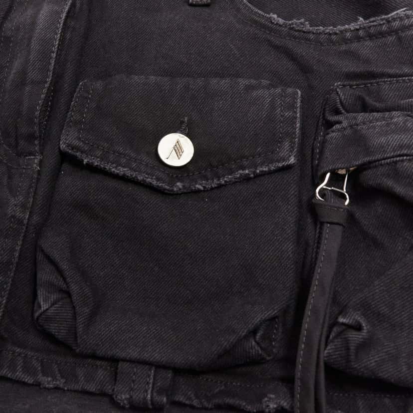 ATTICO Fay Black Cotton Very good condition - Back View