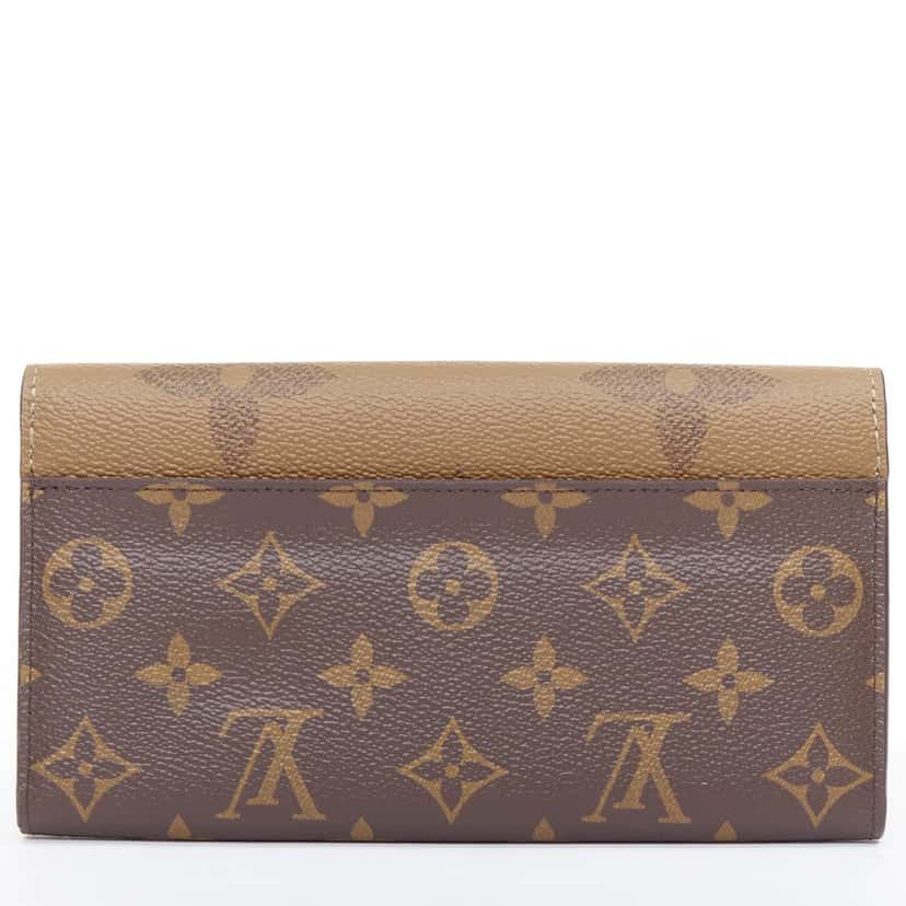 Louis Vuitton Sarah portefeuille Brown Very good condition - Back View