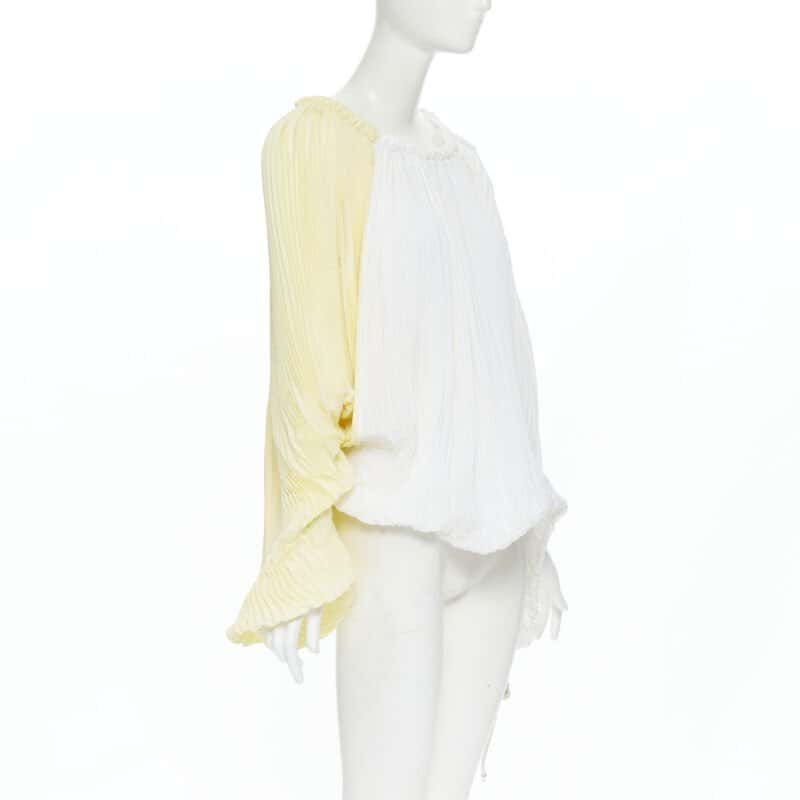 Marni Knife Pleat Top Yellow Polyester Very good condition - Inside View