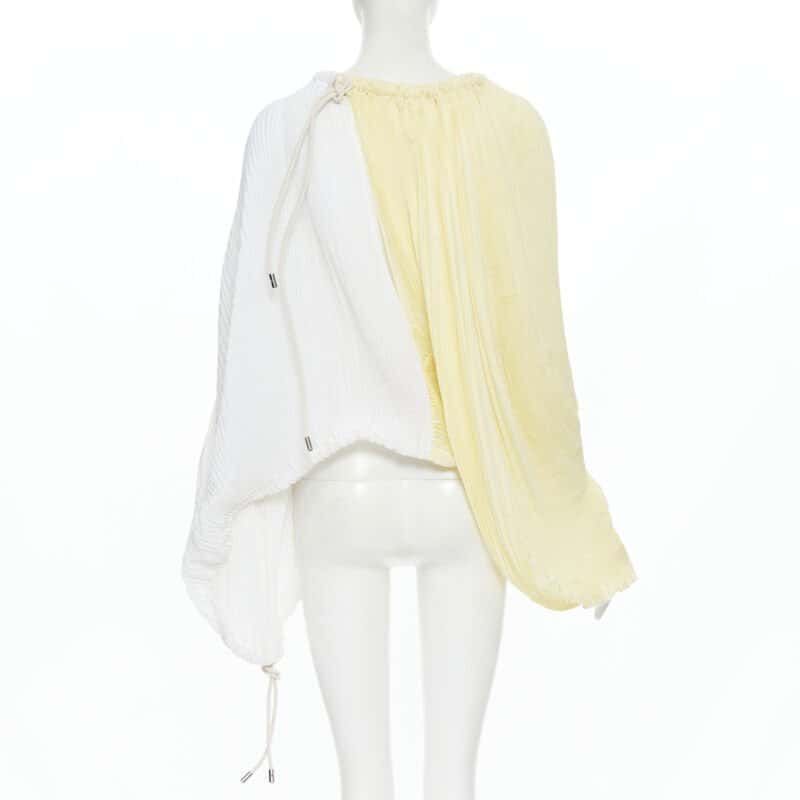 Marni Knife Pleat Top Yellow Polyester Very good condition - Box View