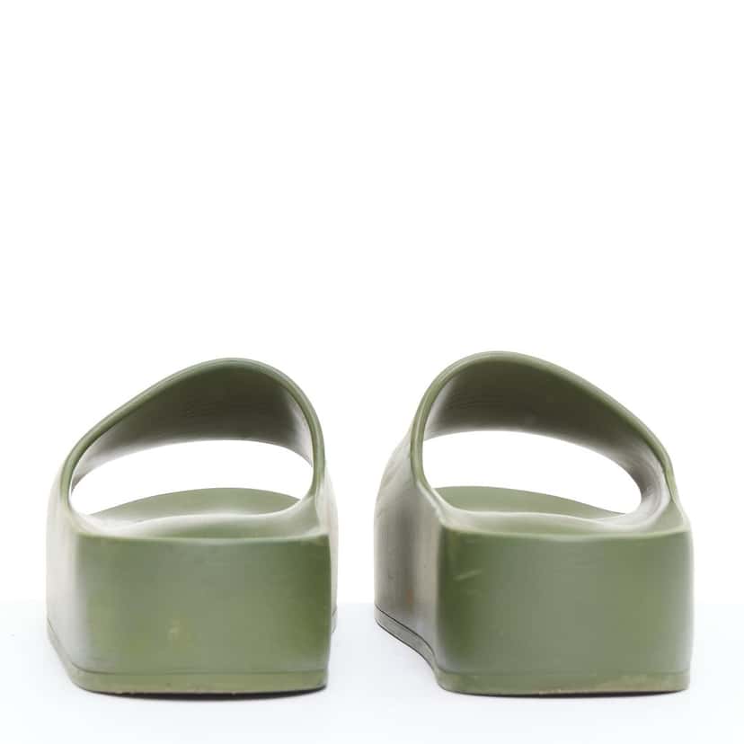 Balenciaga Chunky Green Rubber Fair condition - Box View