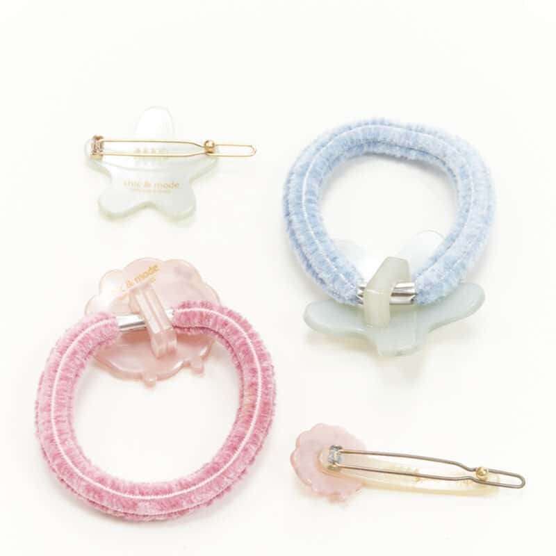 NON SIGNE / UNSIGNED Star Hair Clips Other Plastic Very good condition - Back View