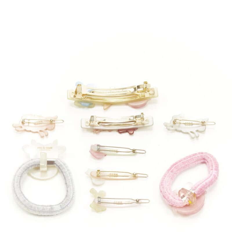 NON SIGNE / UNSIGNED Farm Hair Clips Other Plastic Very good condition - Inside View