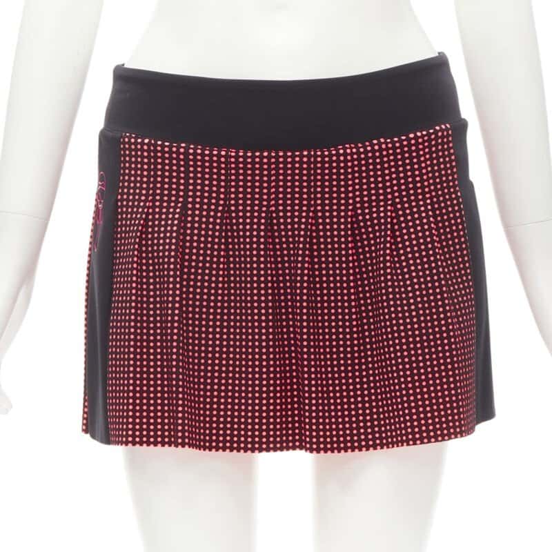Fendi Polka Dot Skirt Black Polyester Very good condition - Front View