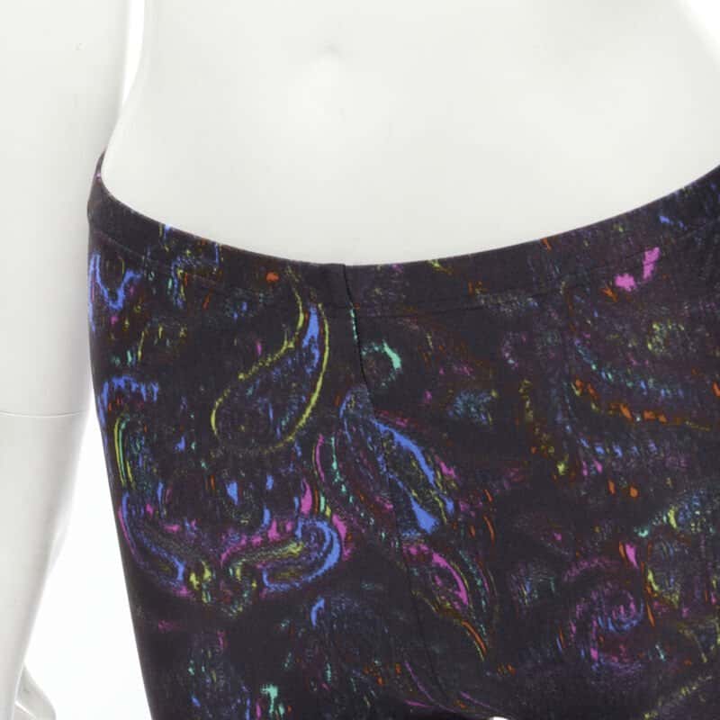 Louis Vuitton Paisley Print Leggings Black Polyester Very good condition - Back View