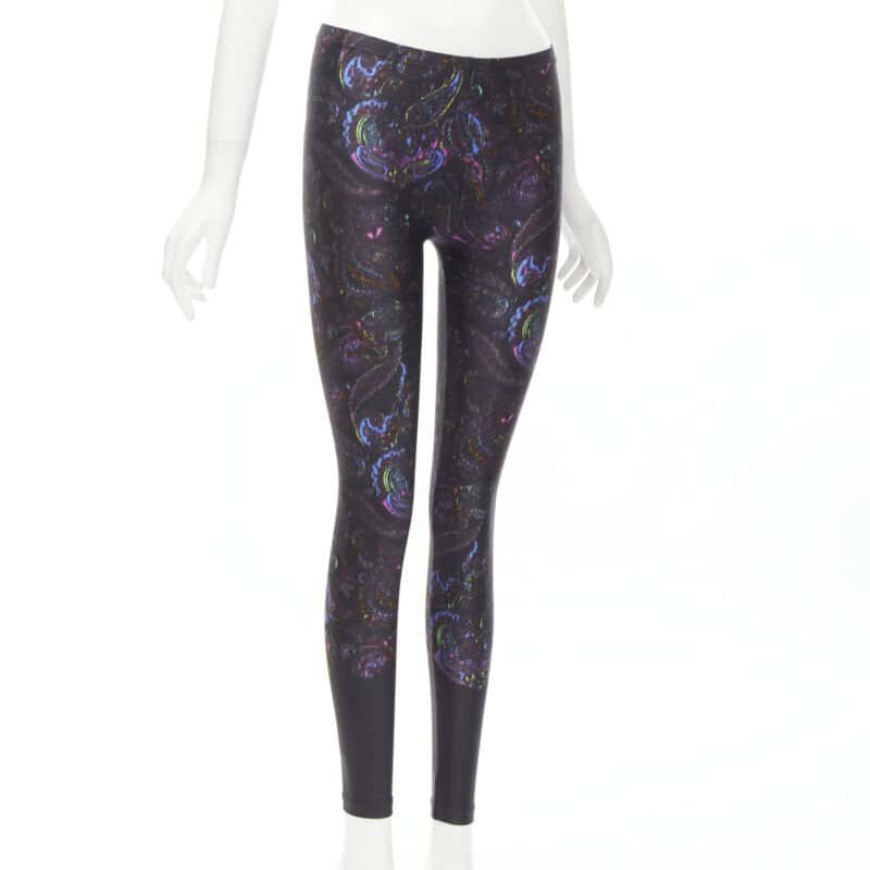 Louis Vuitton Paisley Print Leggings Black Polyester Very good condition - Inside View