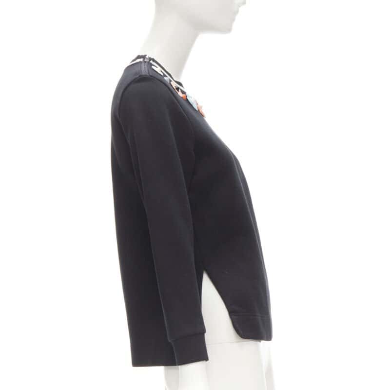 Fendi Flowerland Pullover Black Cotton Very good condition - Model View