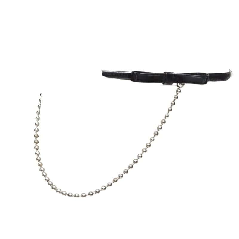 Dsquared2 Woven Oversized Black Belt Black Very good condition - Front View