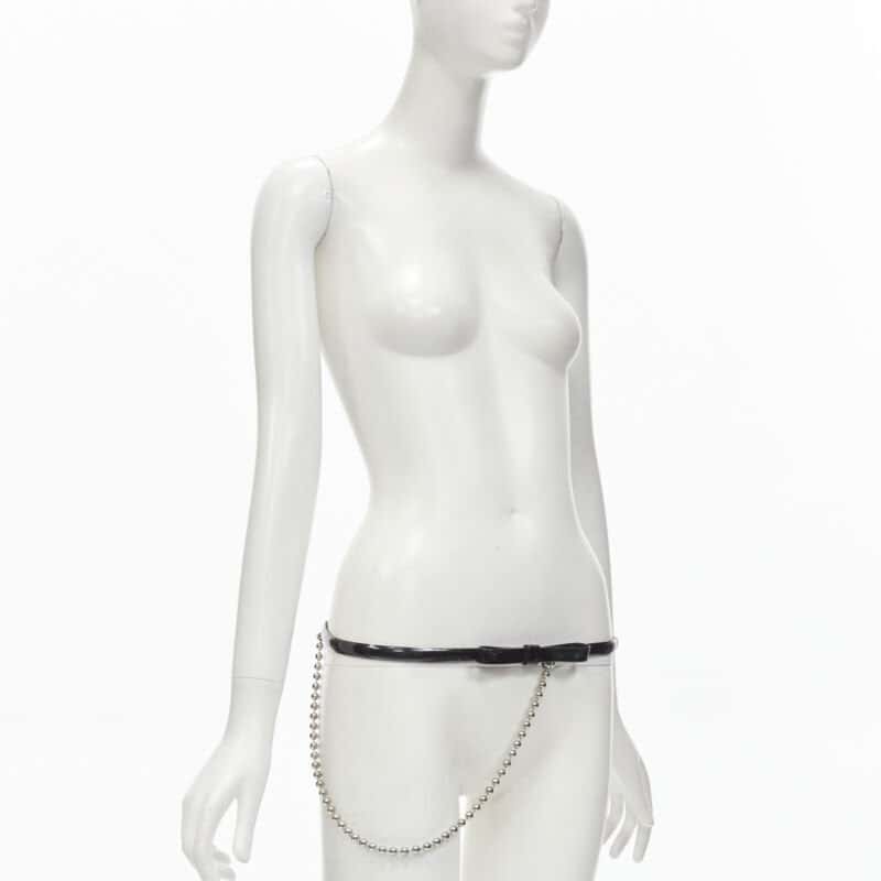 Dsquared2 Woven Oversized Black Belt Black Very good condition - Inside View