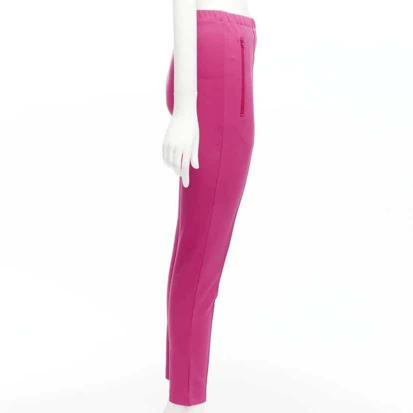 Balenciaga Pink Zip Joggers Pink Viscose Very good condition - Model View
