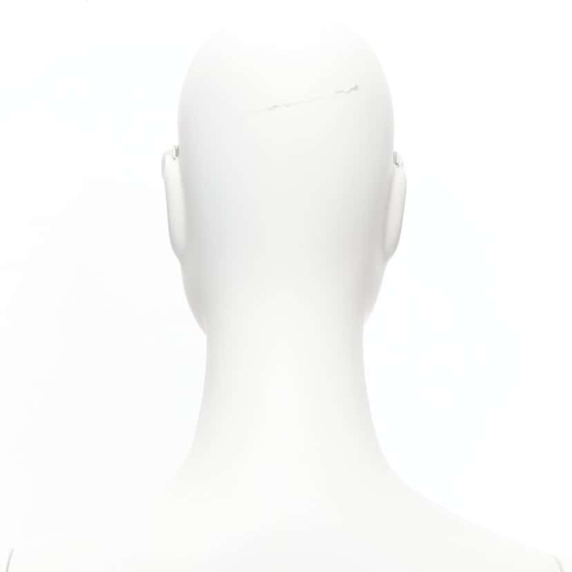 Fendi Gradient Cat Eye Sunglasses White Metal Never worn - Box View