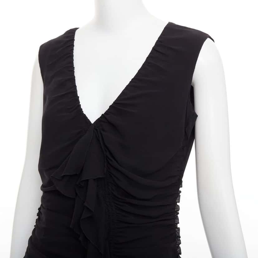 Prada Product Black Silk Very good condition - Back View