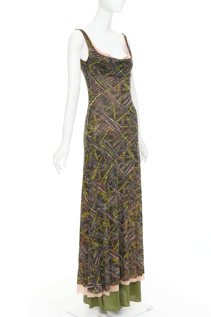 NON SIGNE / UNSIGNED Sinop Brown Polyamide Never worn, with tag - Inside View