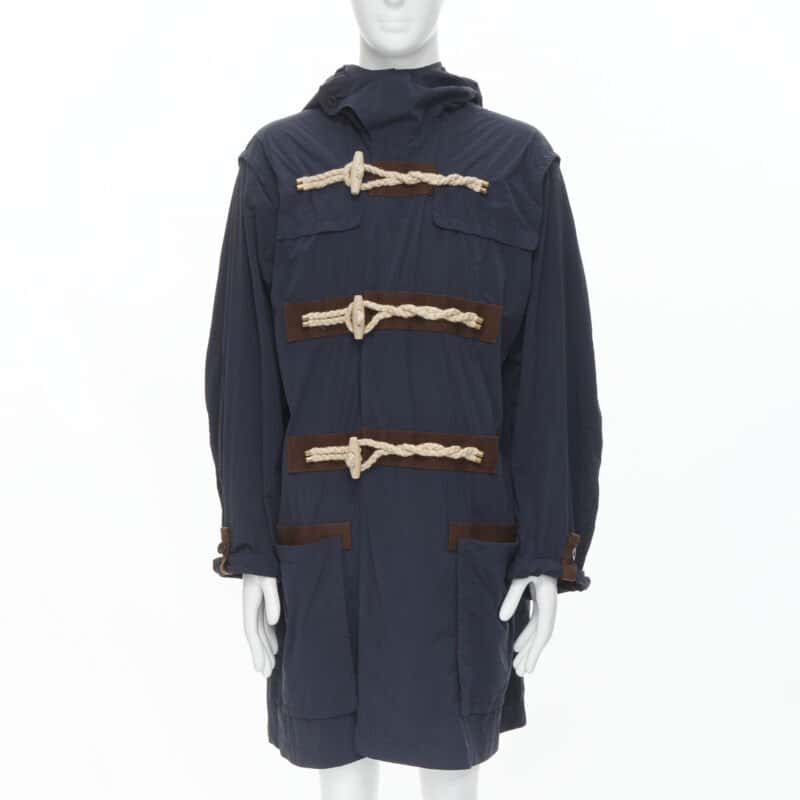 Kolor Blue Rope Toggle Anorak Navy Never worn - Front View