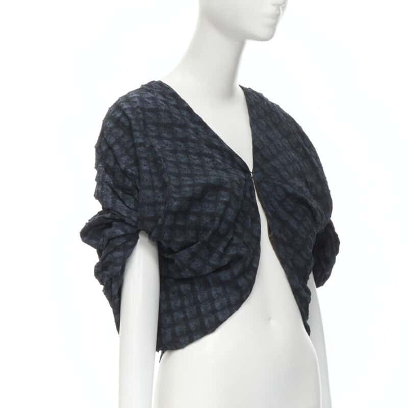 Ports 1961 Angular Collar Blazer Navy Cotton Never worn - Inside View