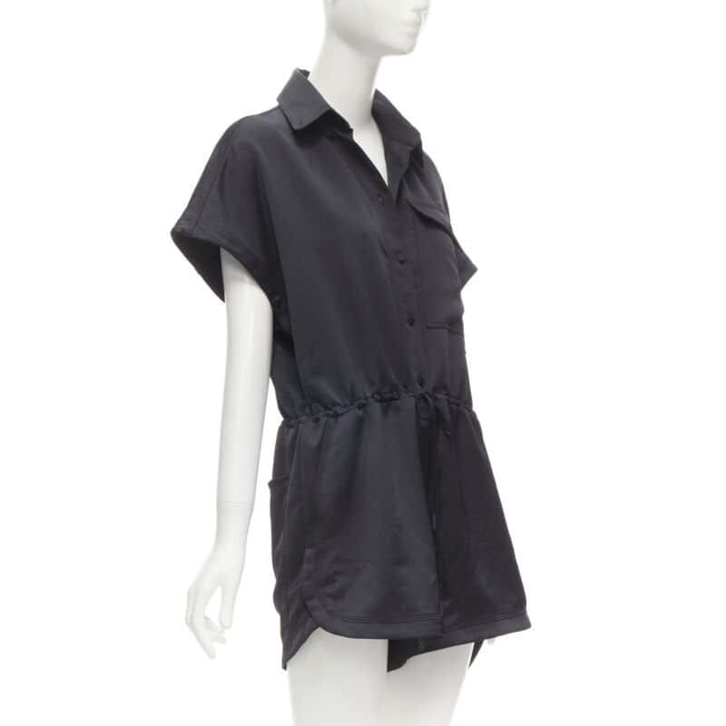 OFF-WHITE Logo Pocket Romper Black Polyester Very good condition - Inside View