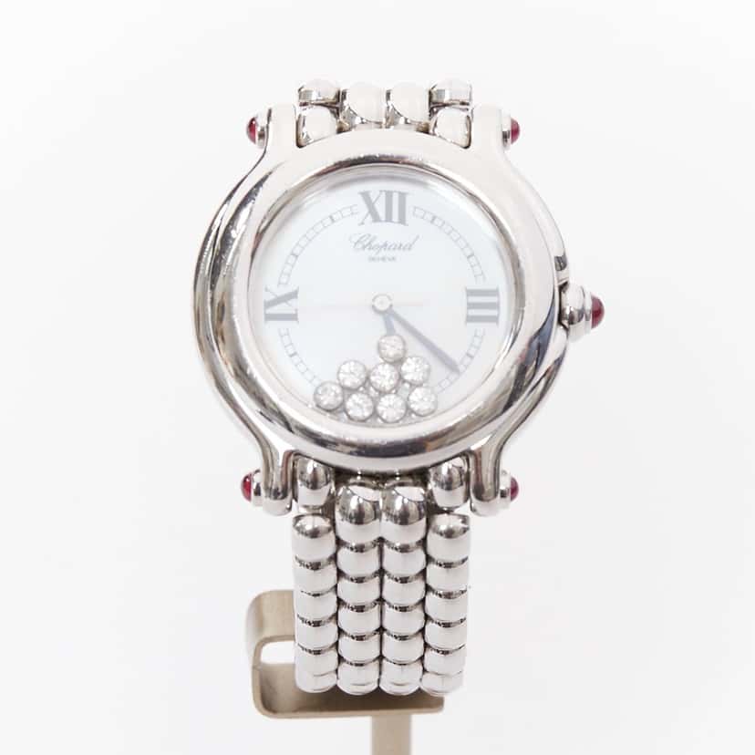 Chopard 32mm Stainless Steel Happy Sport Silver Metal Good condition - Front View