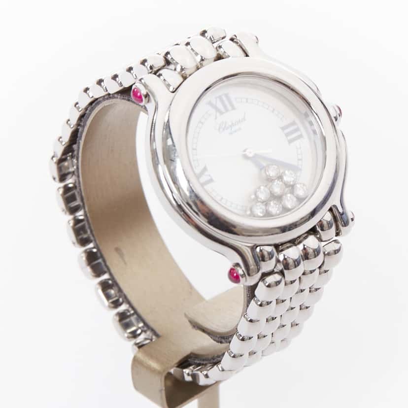Chopard 32mm Stainless Steel Happy Sport Silver Metal Good condition - Back View