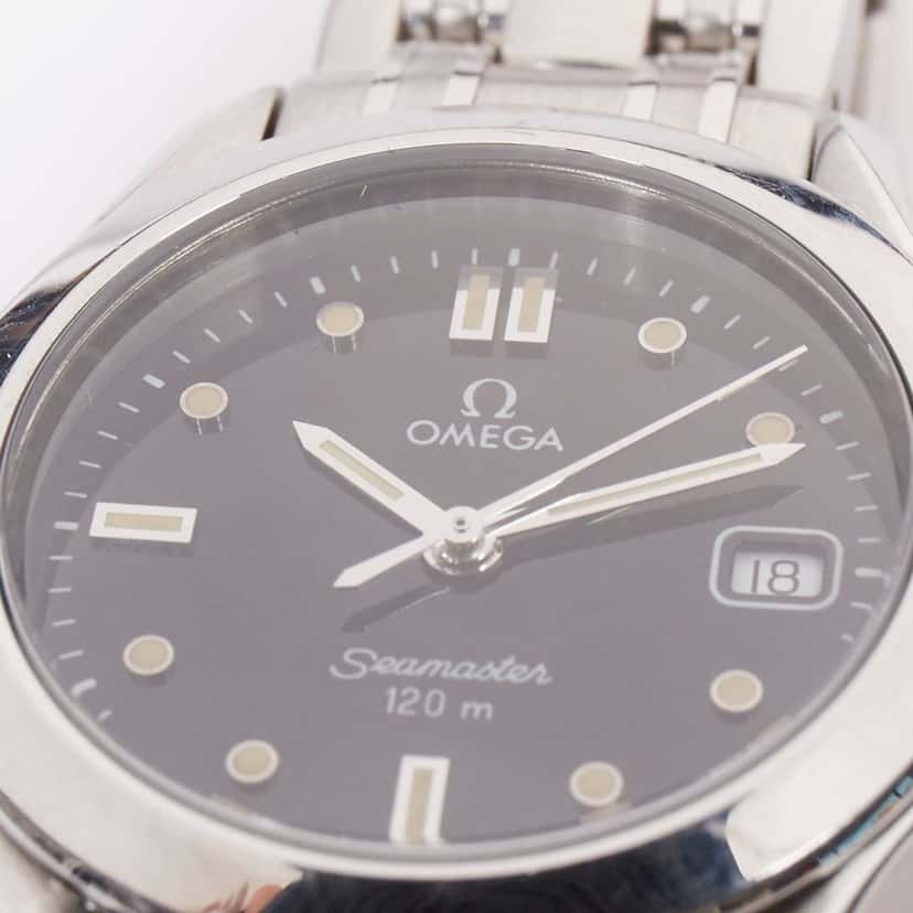 Omega Seamaster 120M Silver Stainless steel Good condition - Back View