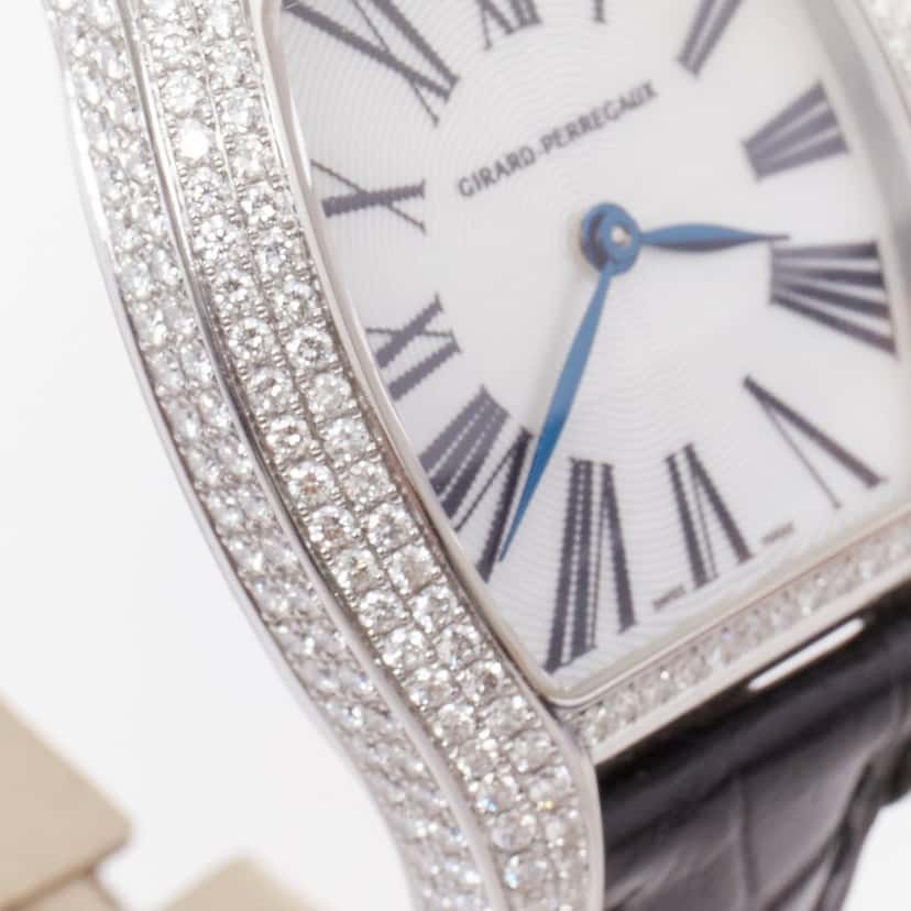 Girard Perregaux Richeville Black Leather Good condition - Box View