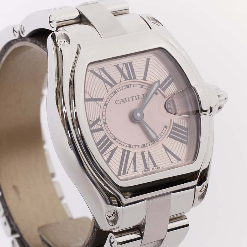Cartier Roadster W62017V3 Pink Stainless steel Good condition - Box View