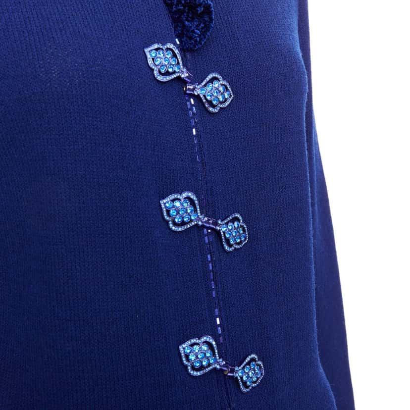 ST JOHN Product Blue Wool Fair condition - Back View