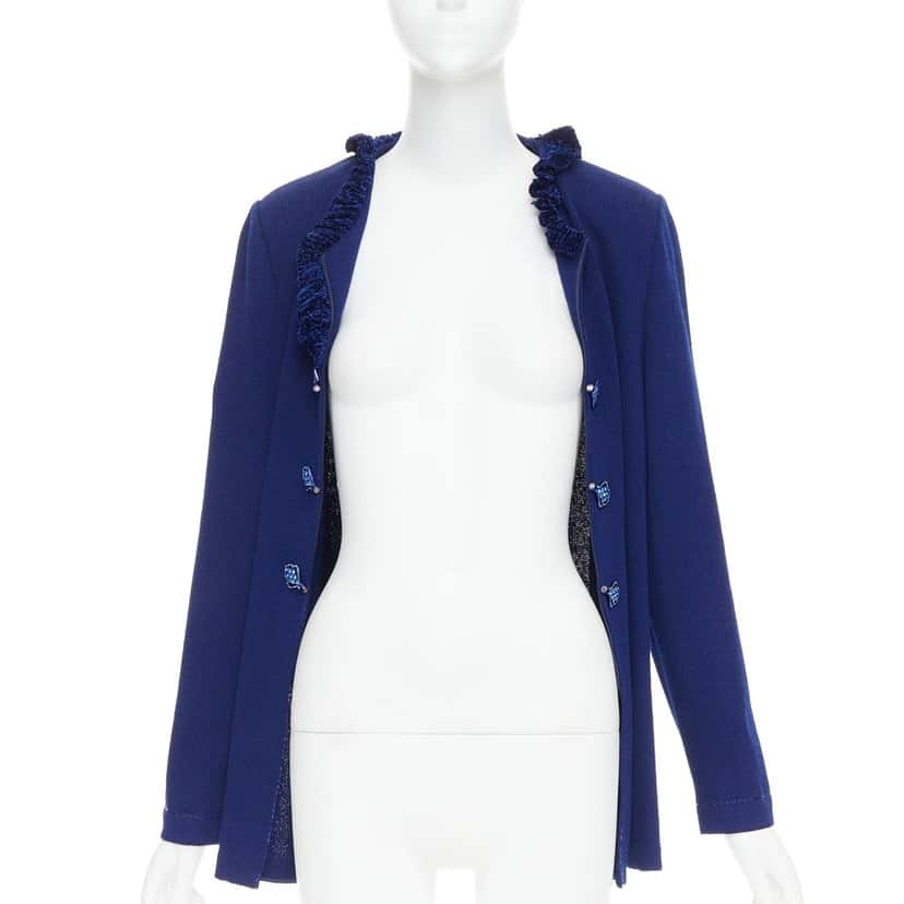 ST JOHN Product Blue Wool Fair condition - Inside View