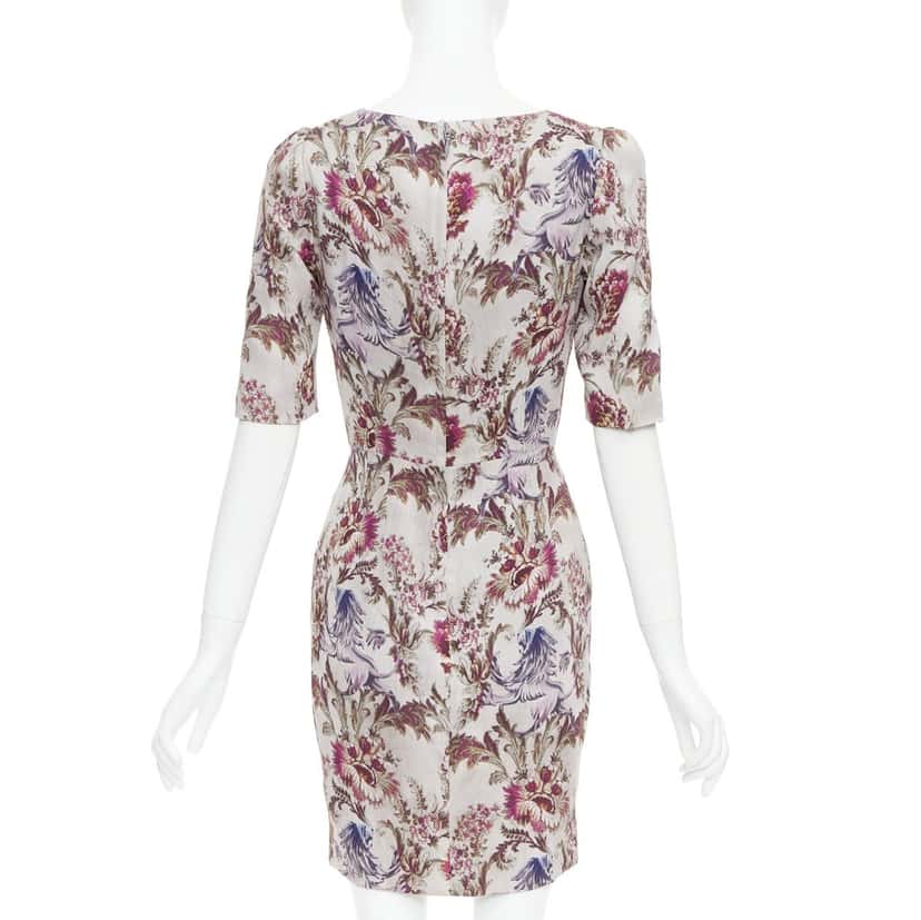 DOLCE & GABBANA Product Grey Silk Very good condition - Box View