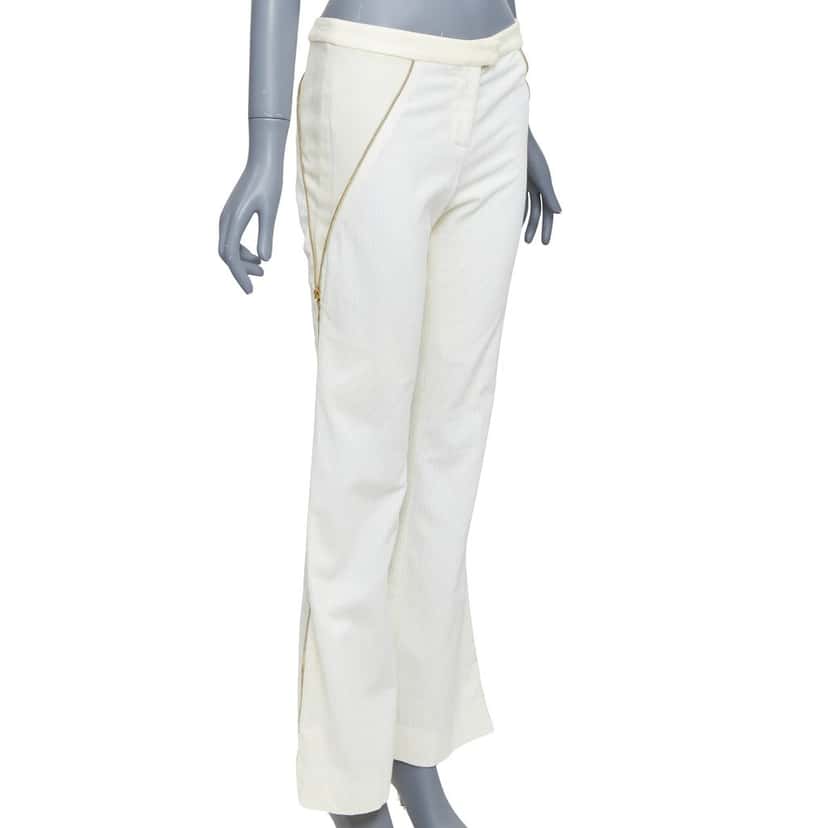 Alexander McQueen DP 680 Beige Cotton Very good condition - Front View