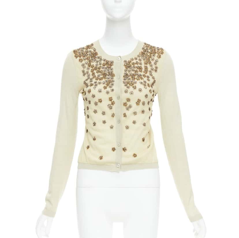 VALENTINO GARAVANI Product Beige Cashmere Good condition - Front View