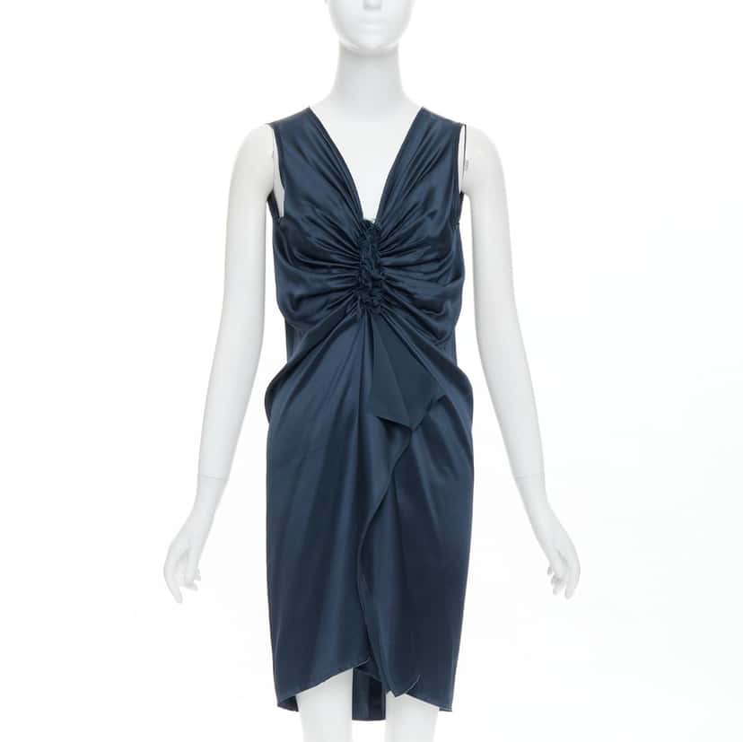 Lanvin Product Blue Silk Very good condition - Front View