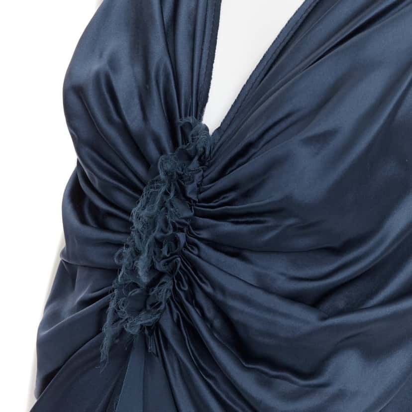 Lanvin Product Blue Silk Very good condition - Back View