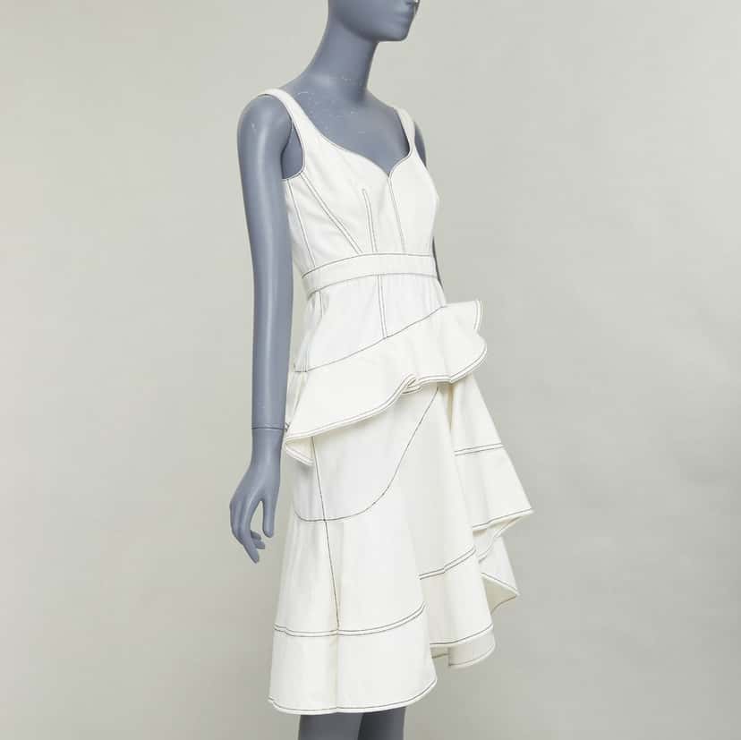 Alexander McQueen 610635QMAAU9005 Beige Cotton Fair condition - Inside View