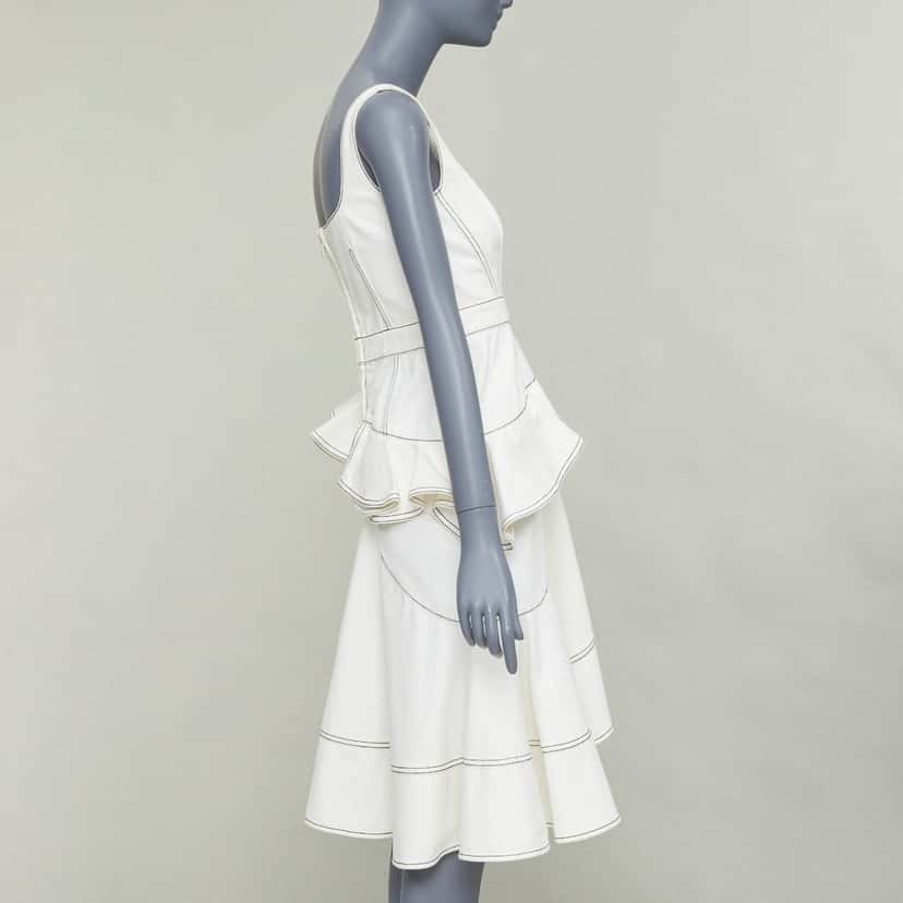 Alexander McQueen 610635QMAAU9005 Beige Cotton Fair condition - Model View