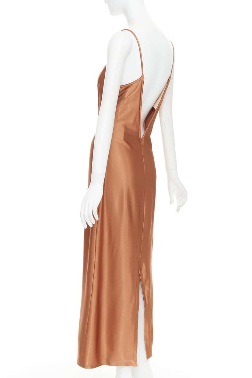 GALVAN LONDON 220SGDR0068 Sahara Bustier Brown Polyester Very good condition - Box View