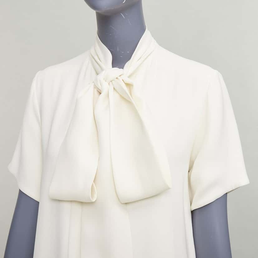 Celine Product Beige Silk Very good condition - Back View