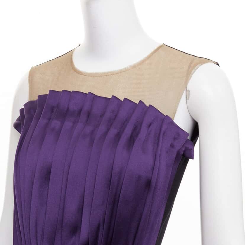 Lanvin Product Purple Silk Very good condition - Back View