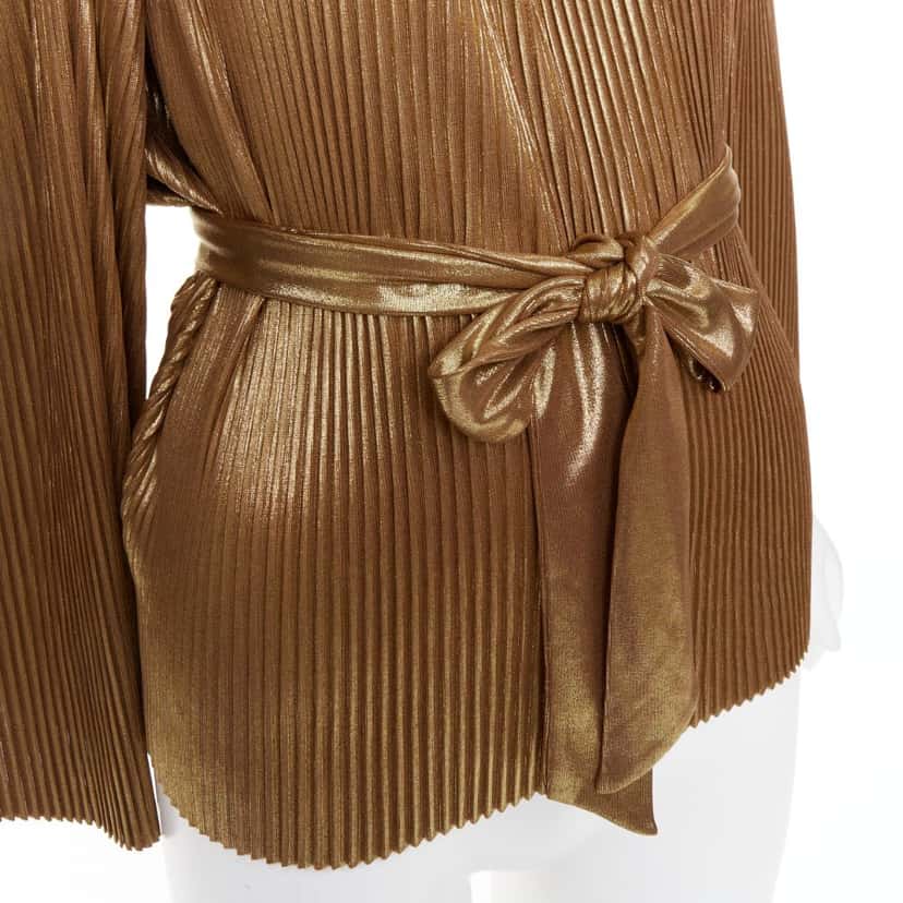 Halston Heritage Product Gold Polyester Very good condition - Back View